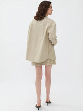 Tasseled Mini Denim Skirt